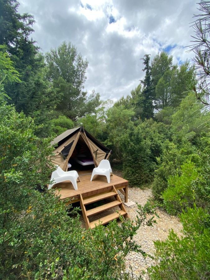 Lodge En Pays Cathare Tuchan Bagian luar foto