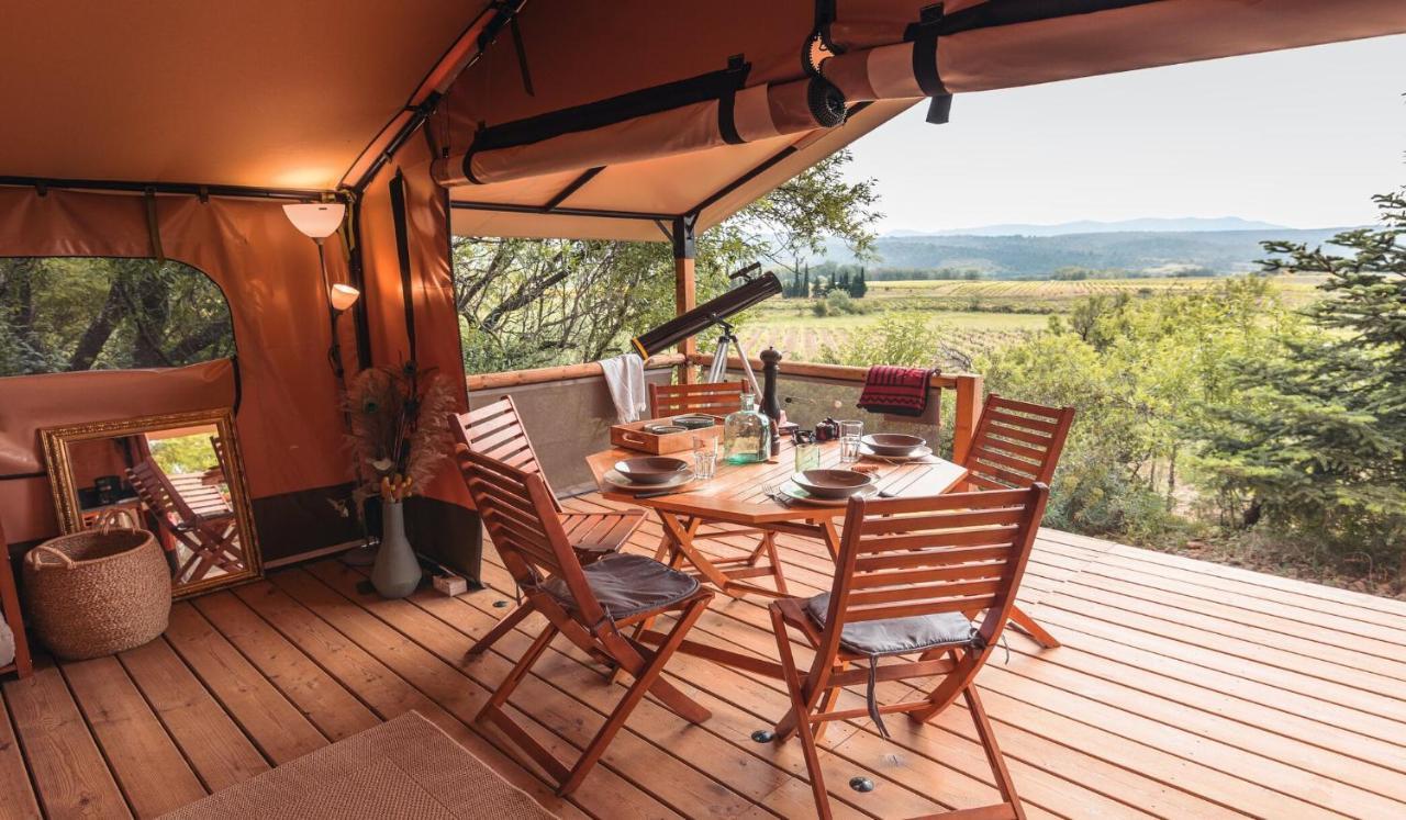 Lodge En Pays Cathare Tuchan Bagian luar foto