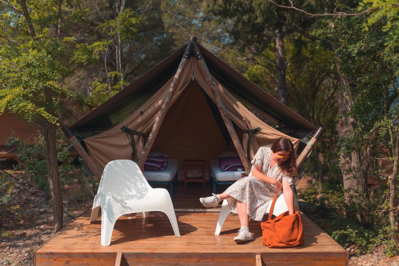 Lodge En Pays Cathare Tuchan Bagian luar foto